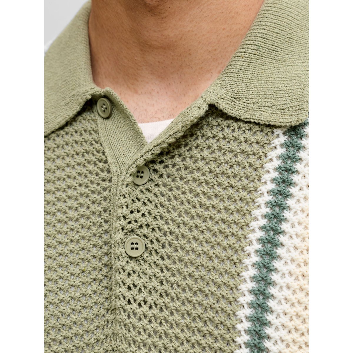 Polo Tricoté seagrass, JACK & JONES