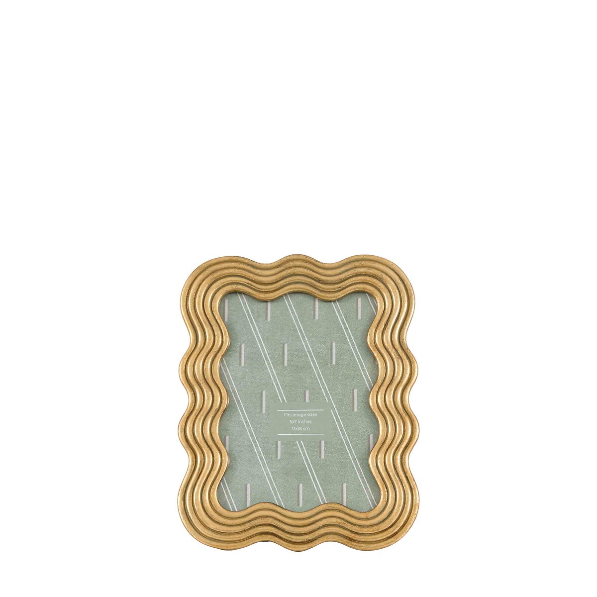 5x7" Padula Wave Photoframe gold-coloured, ÉDITÉ