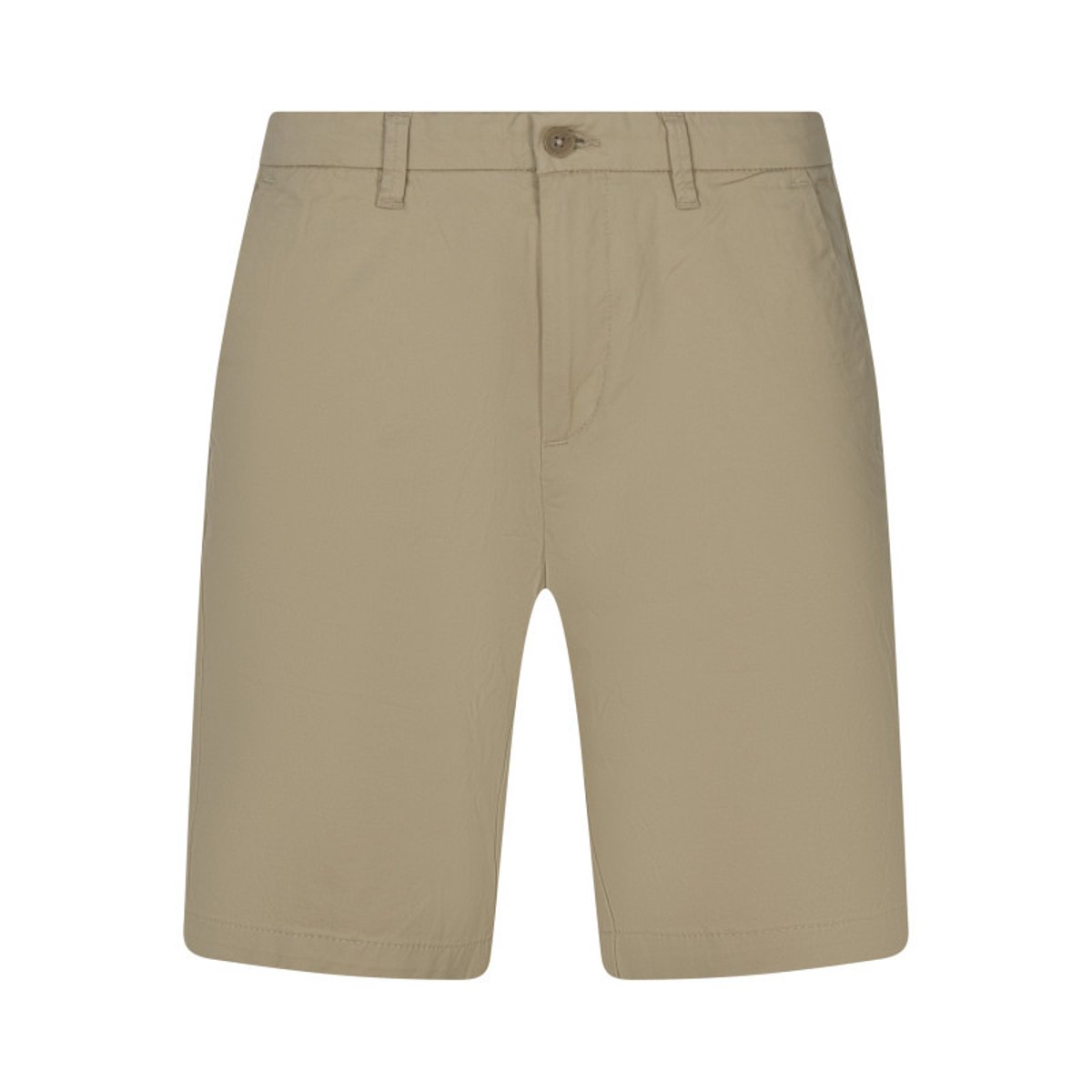 Short chino en coton marine uni avec une coupe droite et de multiples poches beige, TIMBERLAND