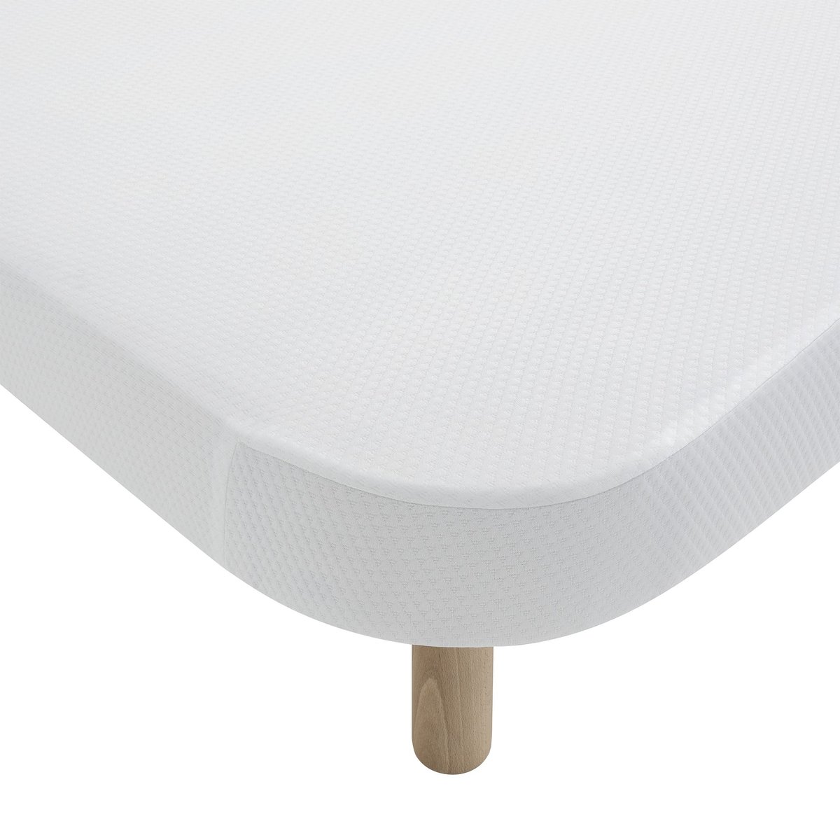 Sommier demi-corbeille tapissier NIAGARA blanc, SOMEO