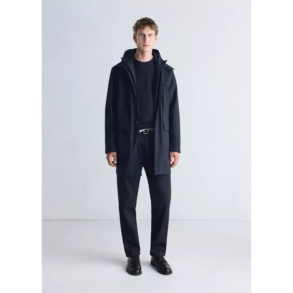 Parka avec poches waterproof Thermolite® bleu nuit, MANGO MAN