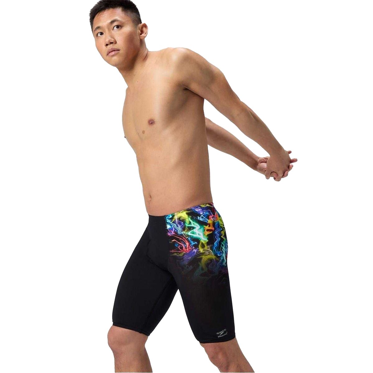 Jammer de natation motif/style imprimé graphique noir, SPEEDO