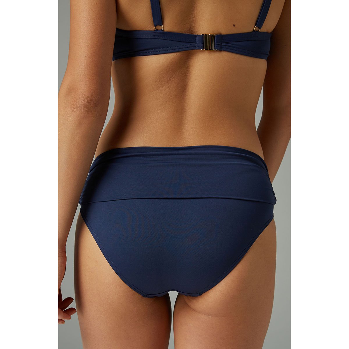 Bas De Bikini À Bord Roulé marine, NEXT