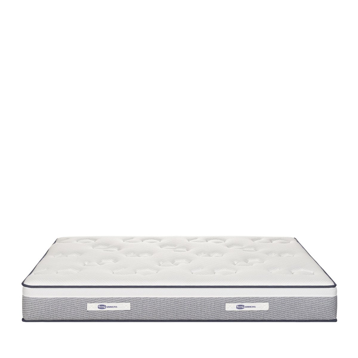 Matelas 100% ressorts et latex, accueil enveloppant- INFLUENCE-HYBRIDE couleur unique, SIMMONS