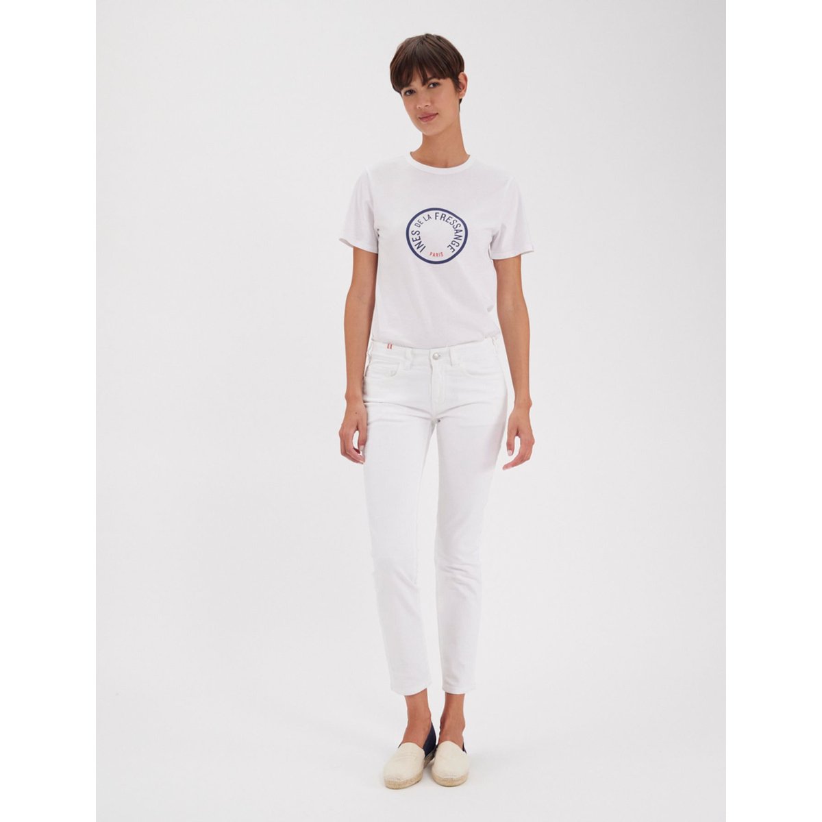 Denim bamboo blanc, INES DE LA FRESSANGE PARIS