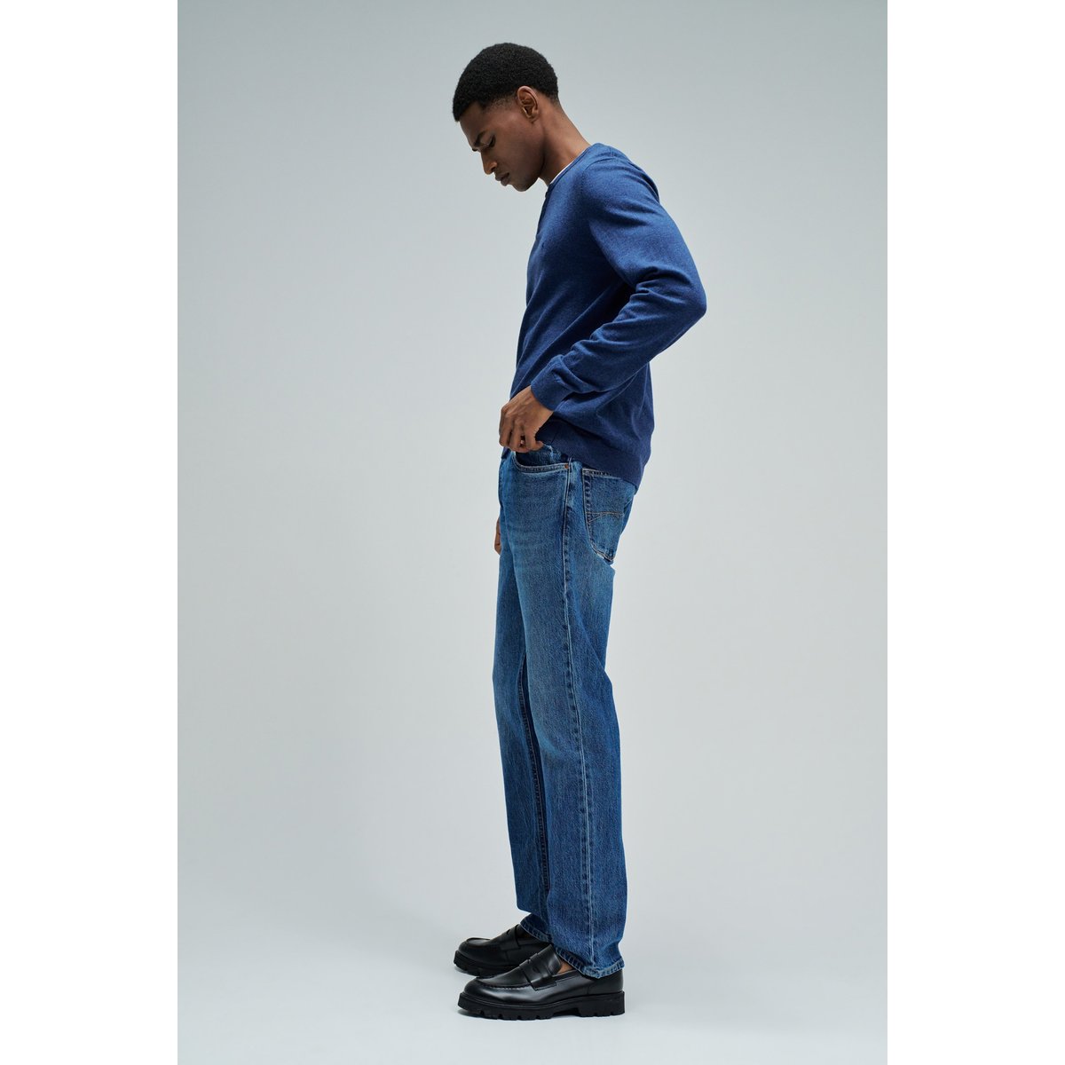 PULL EN MAILLE bleu, SALSA JEANS