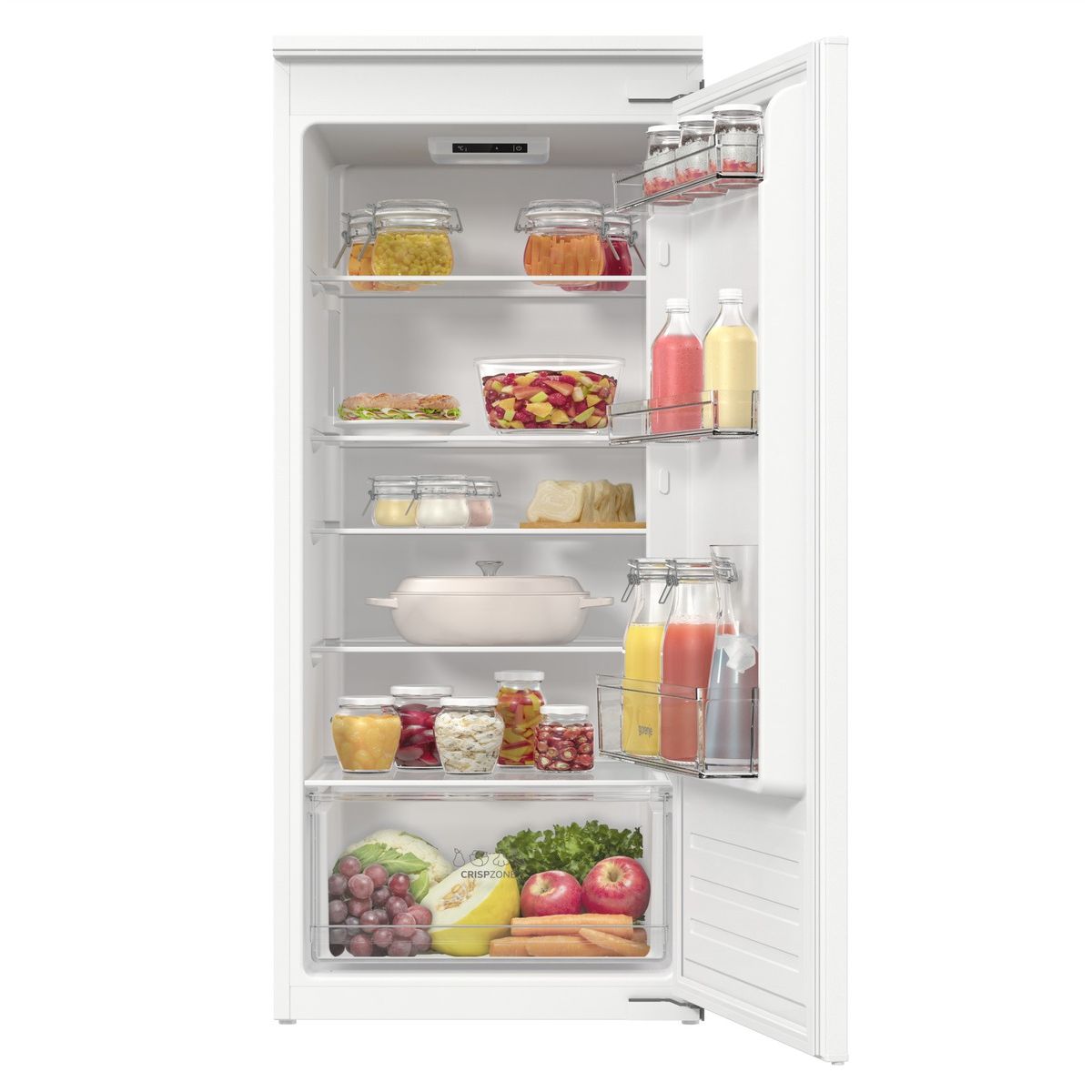Réfrigérateur 1 porte encastrable RI512E41 couleur unique, GORENJE