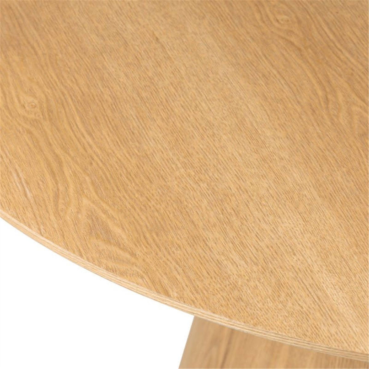 Table à manger ronde collection NORAN en bois bois naturel, RECOLLECTION