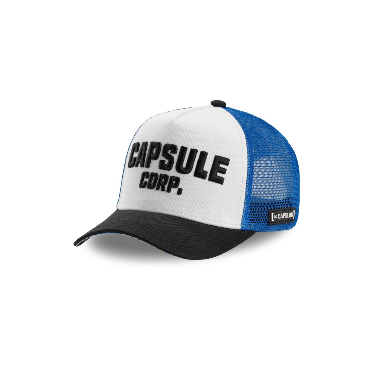 Casquette Dragon Ball Z Capsule Corp blanc/noir/bleu, CAPSLAB