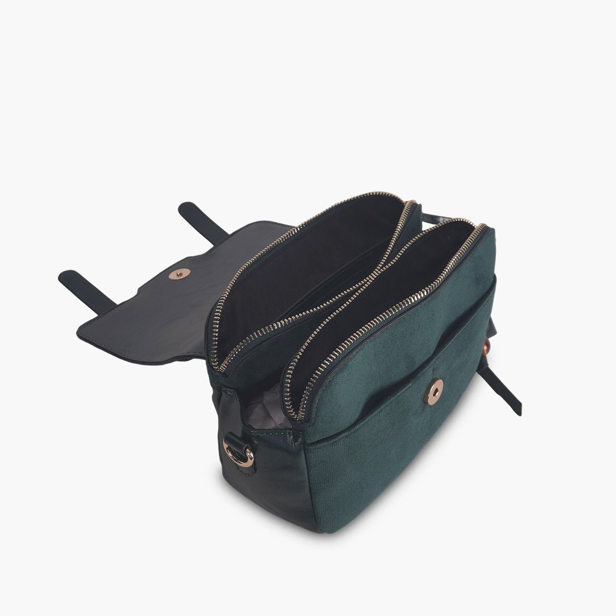 Sac porté épaule Tarick doré,vert, LOLLIPOPS