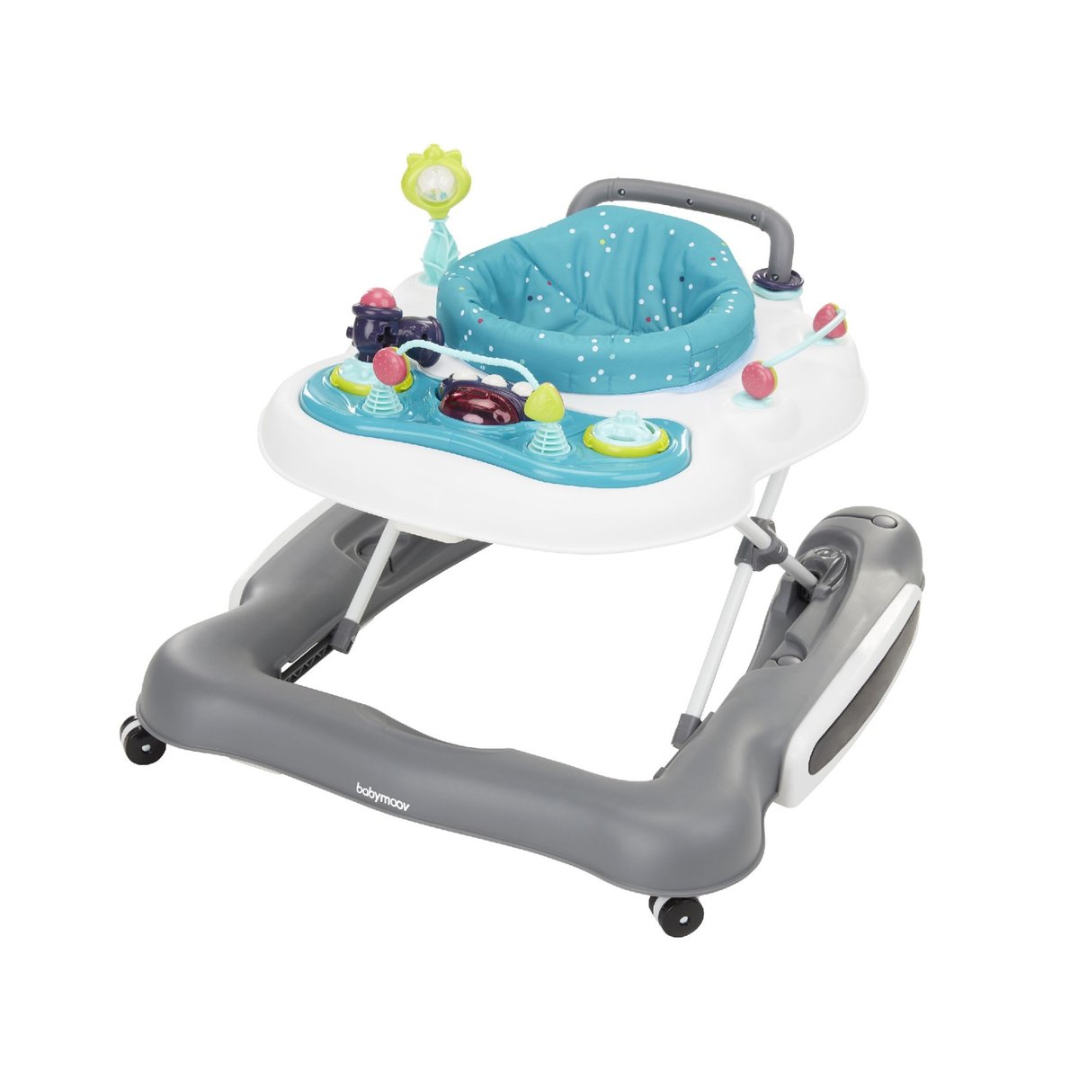 Trotteur Pousseur bébé 5 en 1 bleu, BABYMOOV
