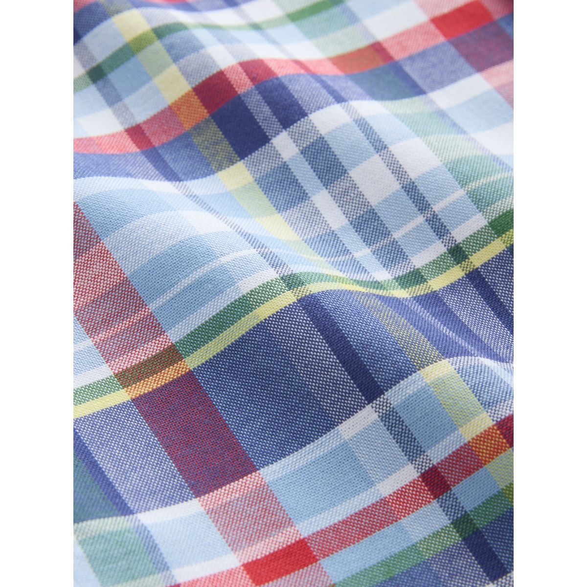 Chemise oxford à carreaux et manches longues carreaux preppy bleus, NEXT