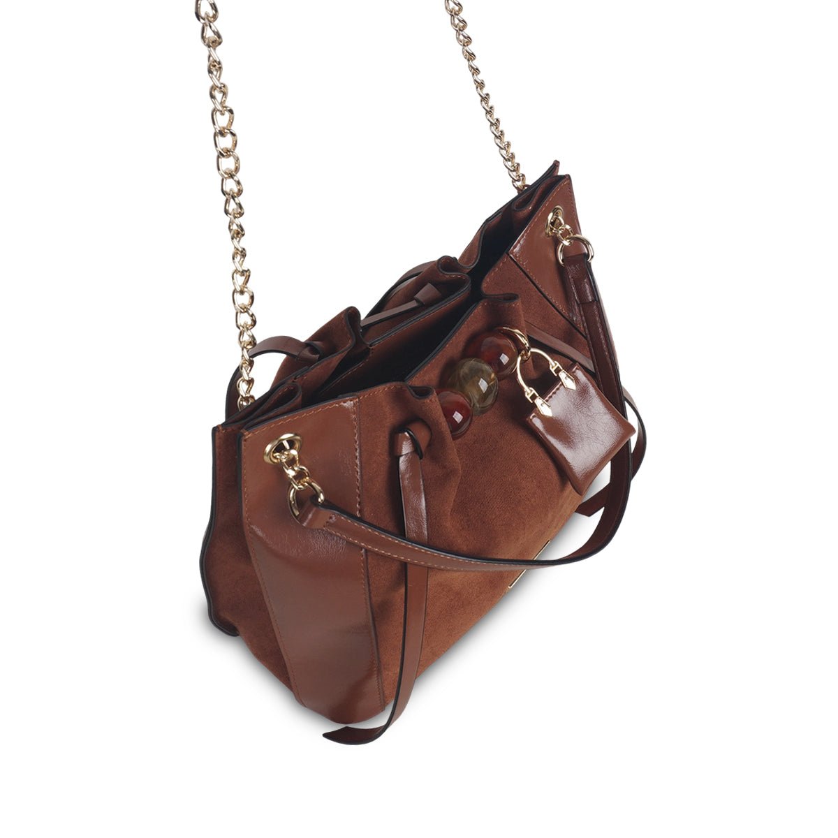 Sac shopper M Tarick camel,doré, LOLLIPOPS