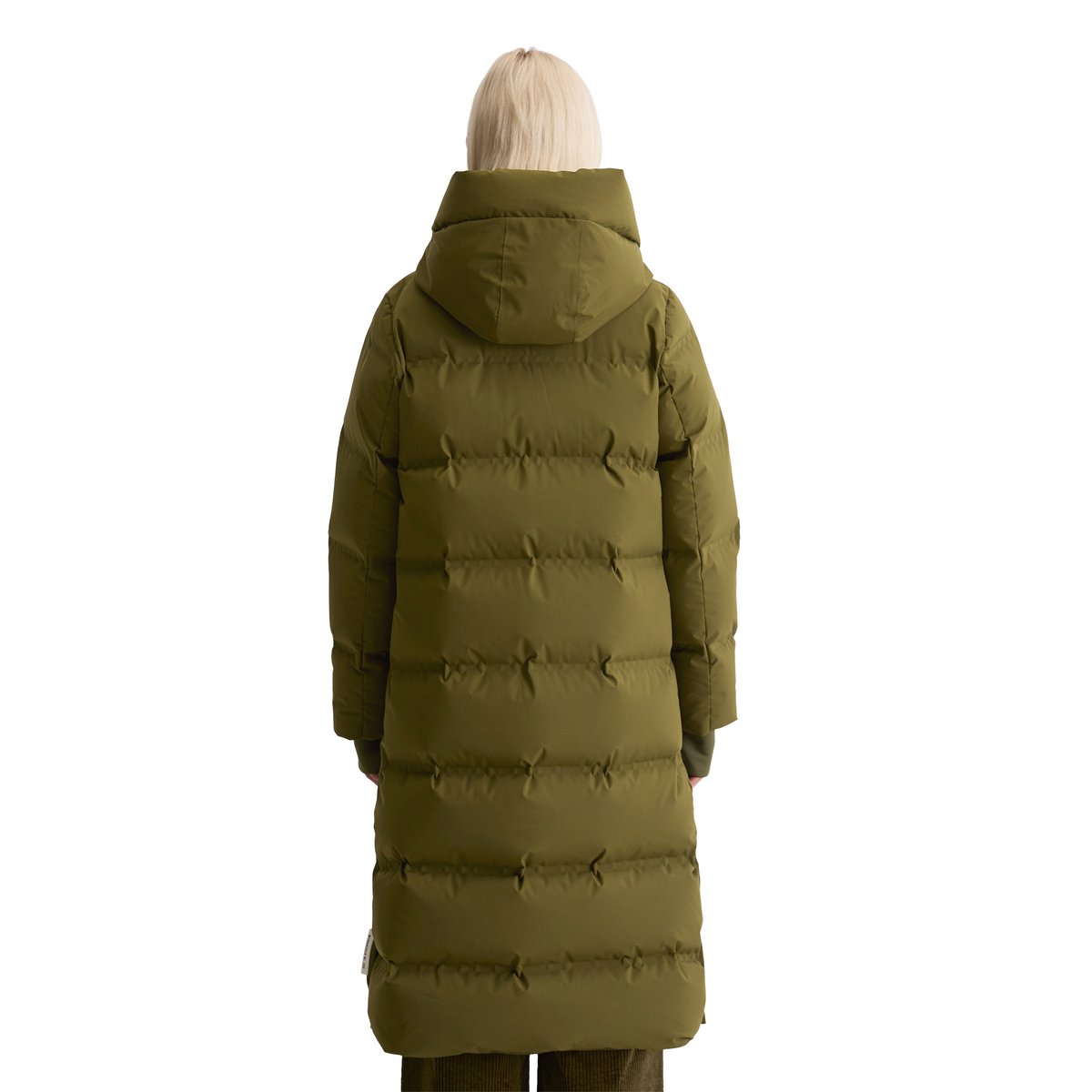 Manteau de duvet MOP x Function en tissu Performance-Fabric 2 couches étanche à l'eau vert foncé, MARC O'POLO