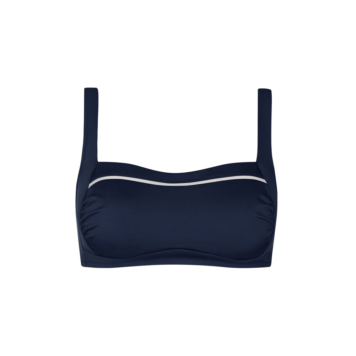 Haut maillot de bain sans armatures UVITA bleu, LISCA