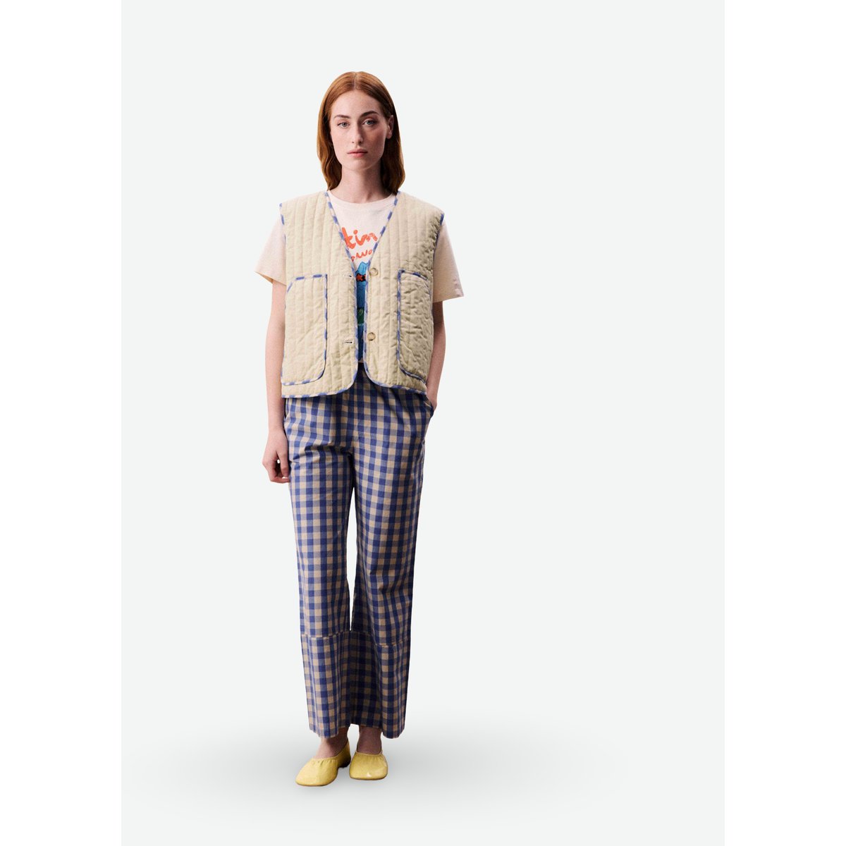 Gilet REGALIA bleu azur, FRNCH