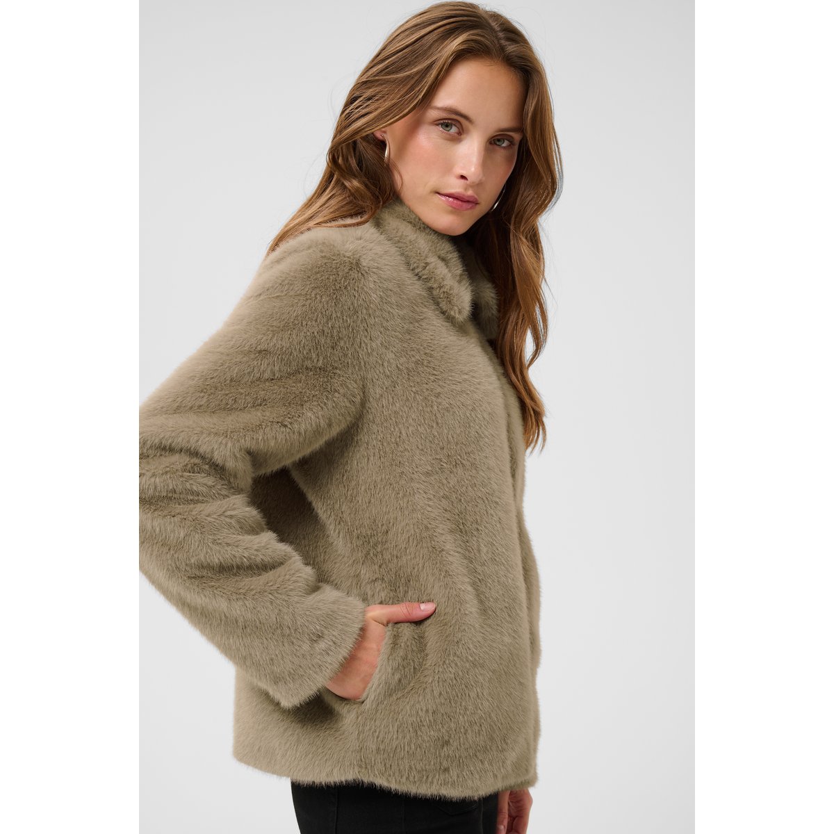 Manteau beige cobblestone, KAFFE