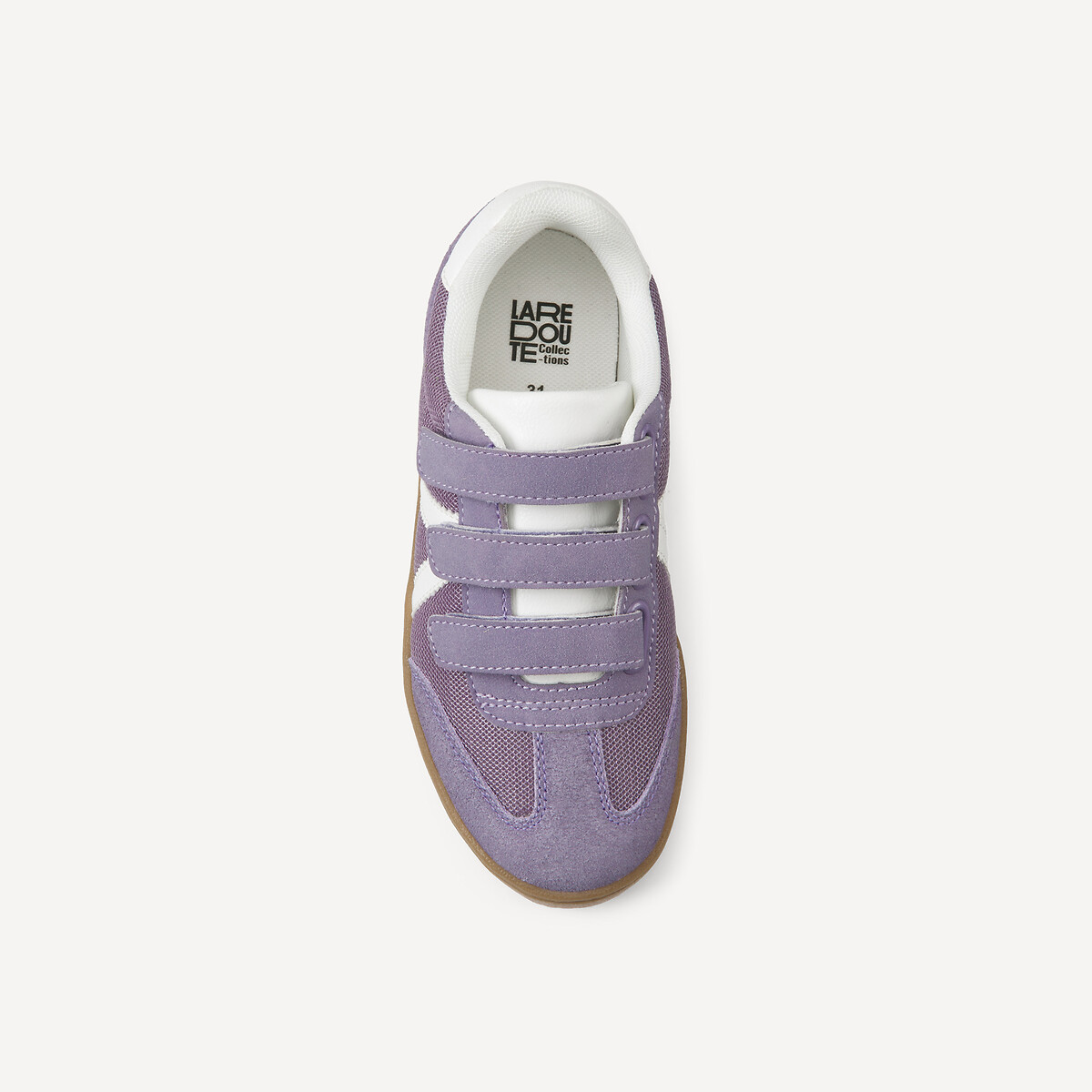 Baskets à scratchs mauve, LA REDOUTE COLLECTIONS