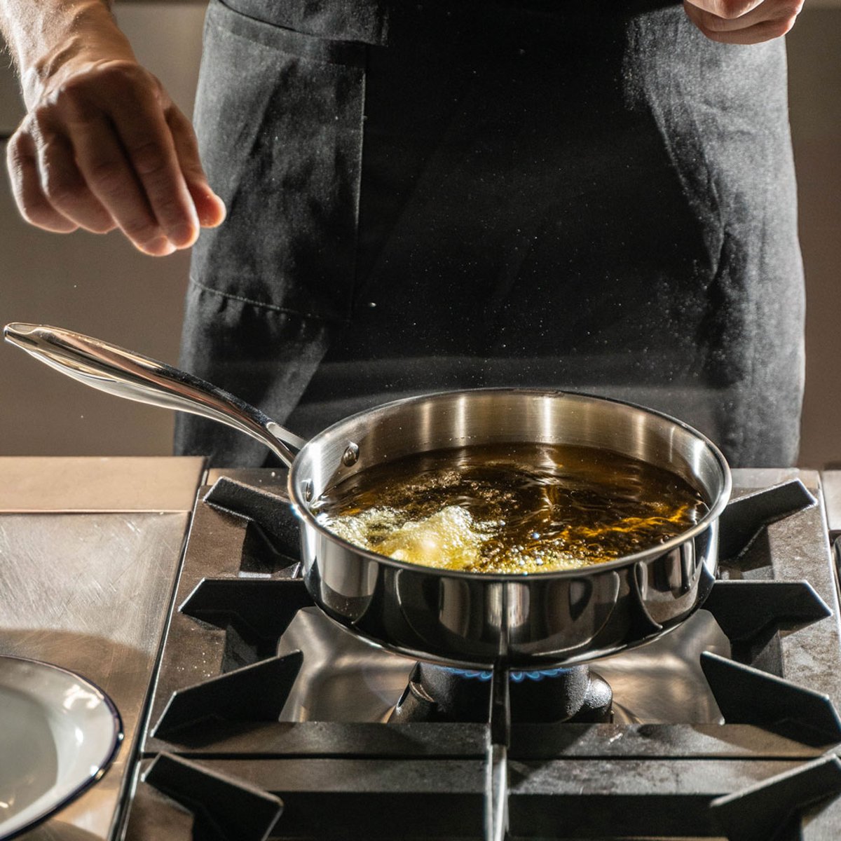 Sauteuse avec couvercle Triply Natural 24 cm argent / métallique, IBILI