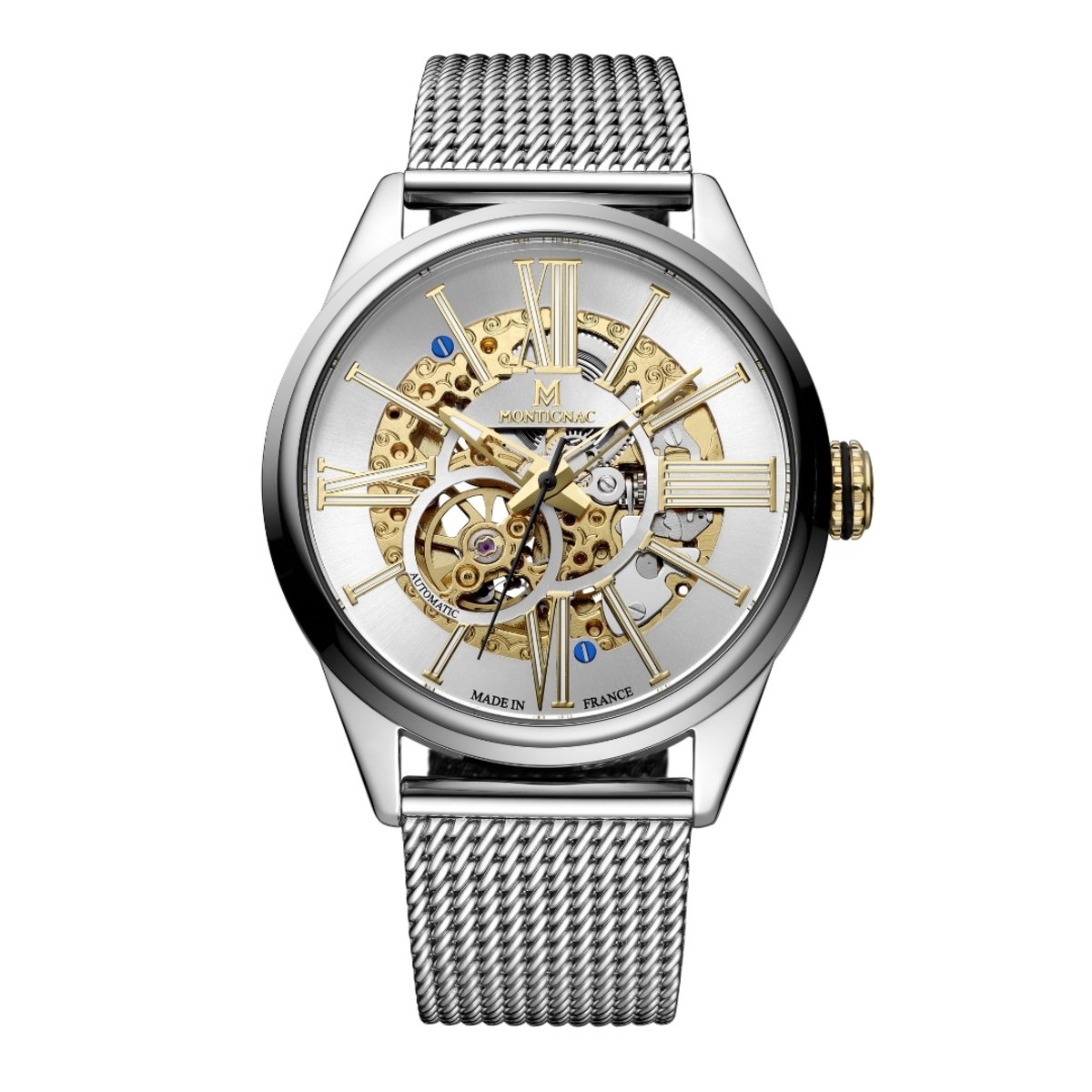 Montre Analogique ORIGINE argenté argenté argenté, MONTIGNAC