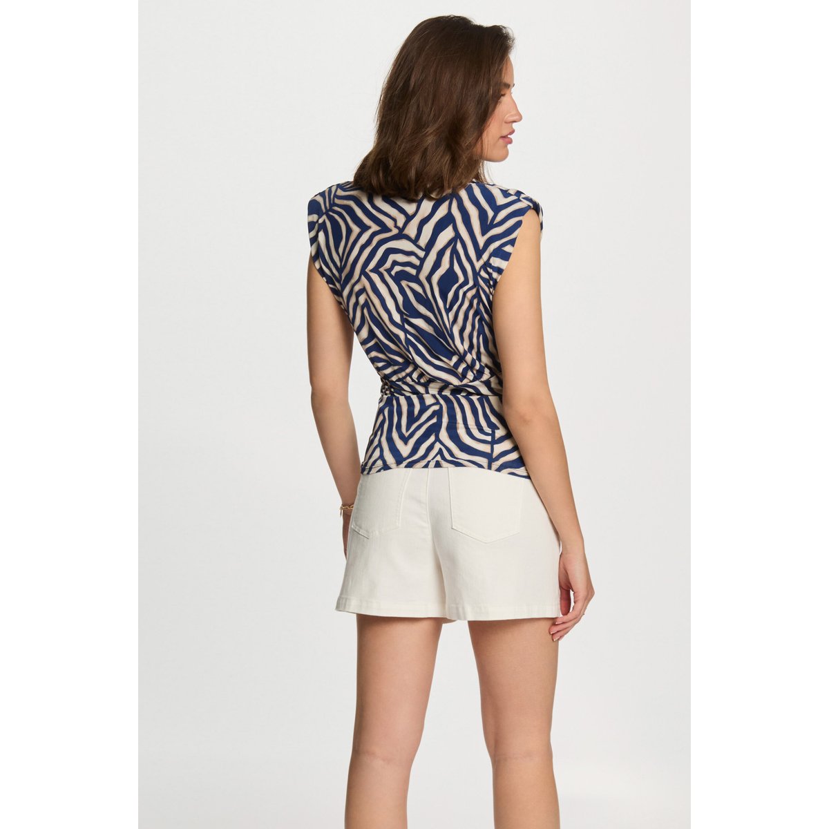 T-shirt manches courtes multicolore, MORGAN