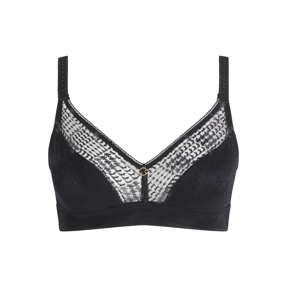 Soutien-gorge sans armatures Intrigue noir, CHANTELLE