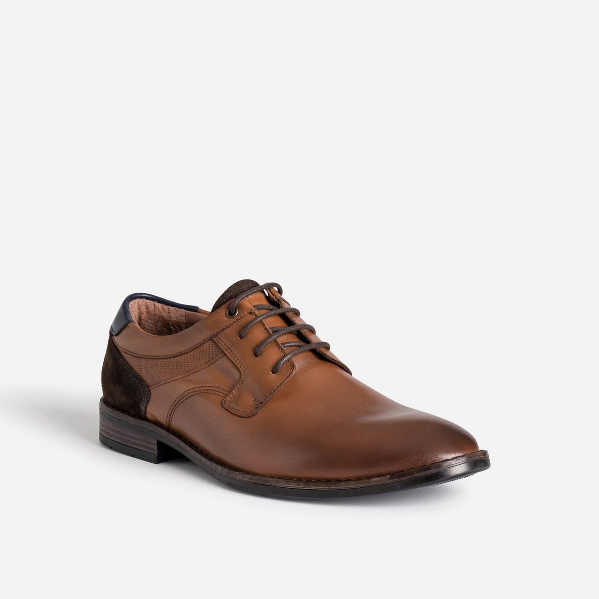 Derby en cuir CAMILLE marron, ERAM