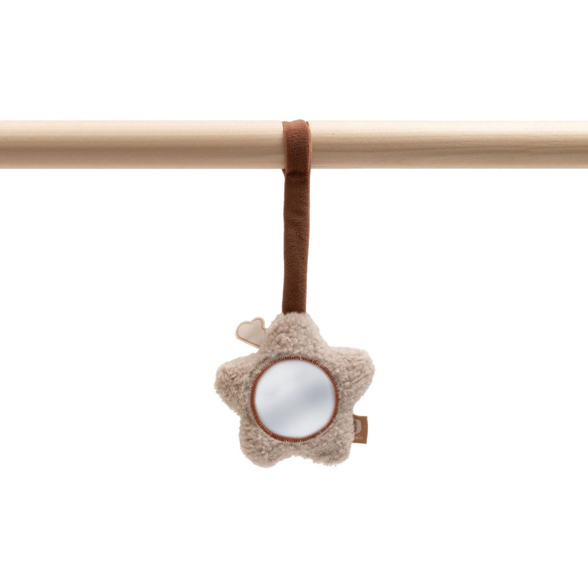 Lot de 3 jouets pour arche d'éveil ecru, gris, marron, JOLLEIN