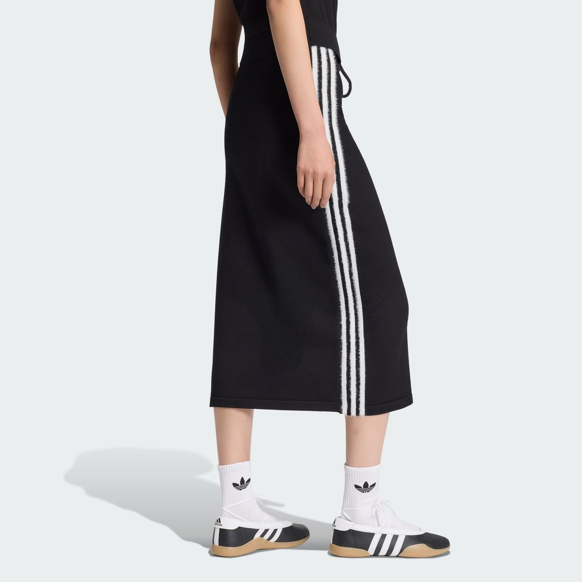 Jupe Tricotée Jupe Tricotée black / white, adidas Originals