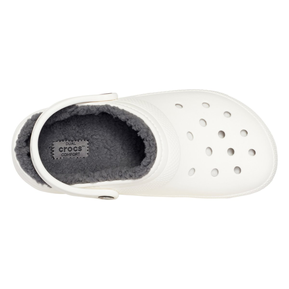 Sabot à Enfiler Classic Limed Clog blanc/gris, CROCS