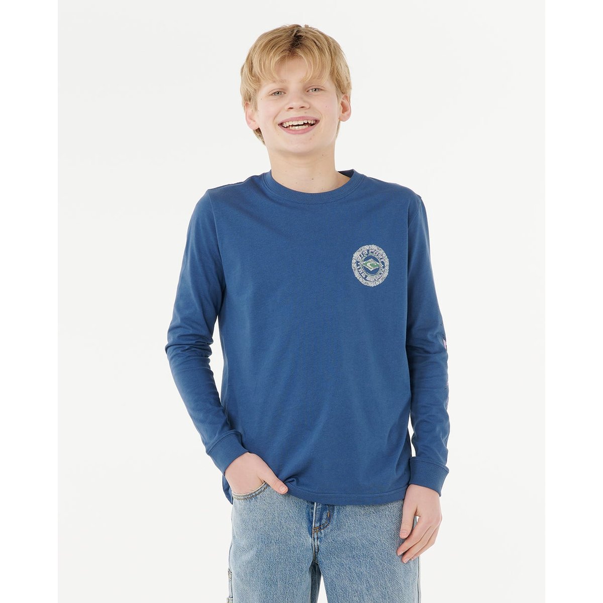 T-shirt à manches longues TROPIC DAZE bleu marine clair, RIP CURL