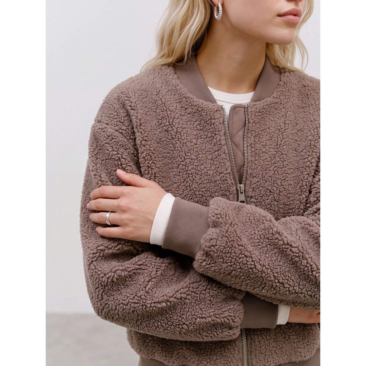 Manteau En Peluche fossil, VERO MODA