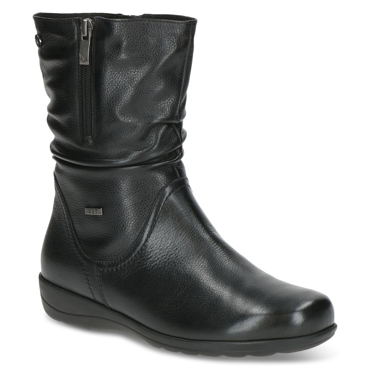 Bottine fourée noir nappa, CAPRICE