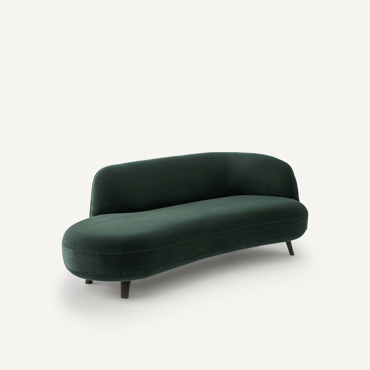 Dormeuse-Sofa, Samt, ROSEBURY, Design Emmanuel Gallina khaki, AM.PM X EMMANUEL GALLINA