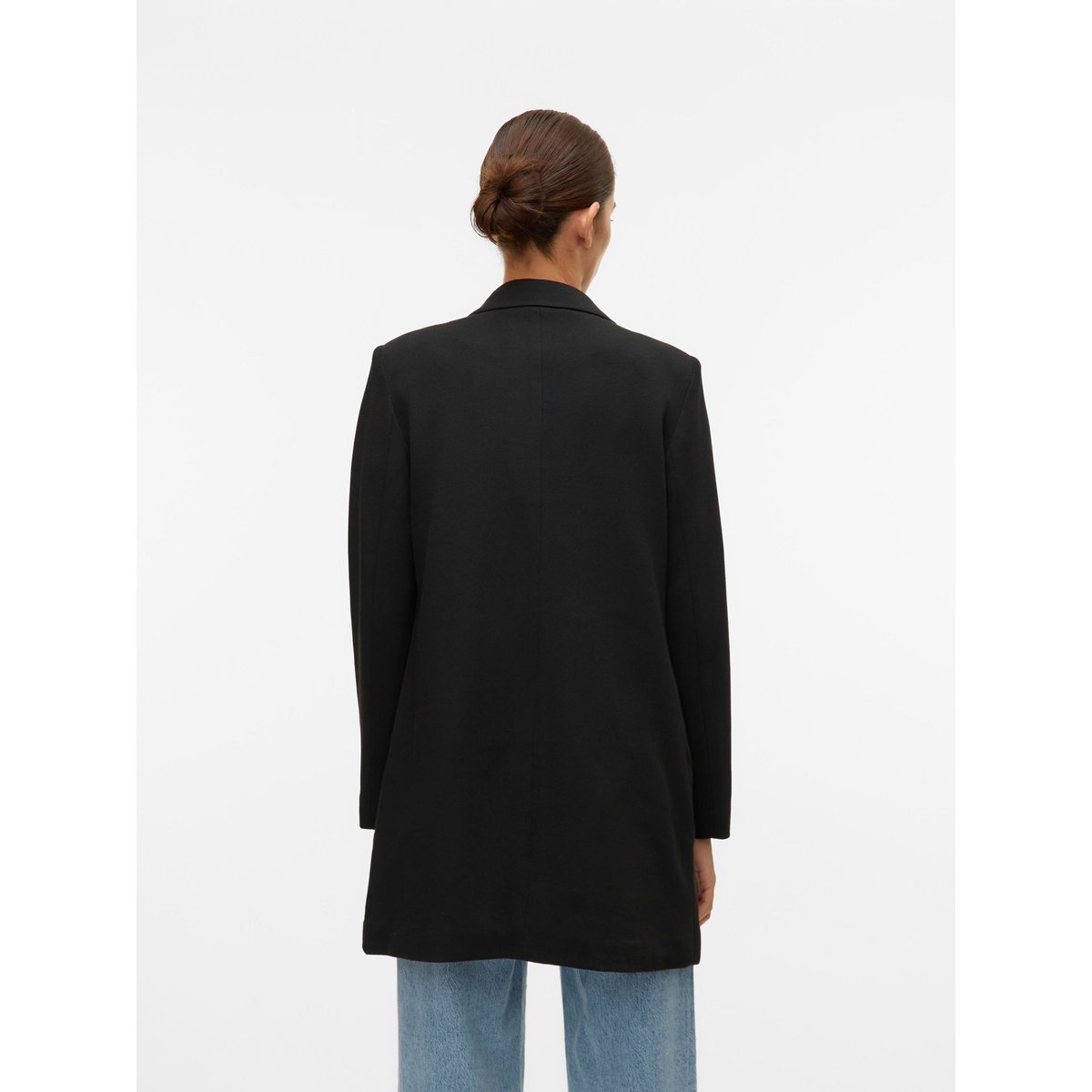 Veste blazer longue black, VERO MODA