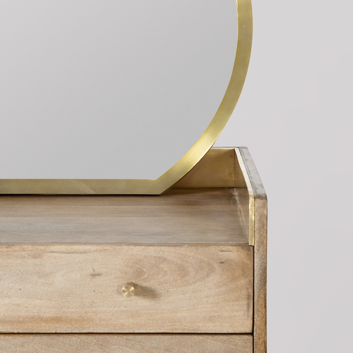 Fresco Mango Wood 5 Drawer Chest Of Drawers light wood, SWOON