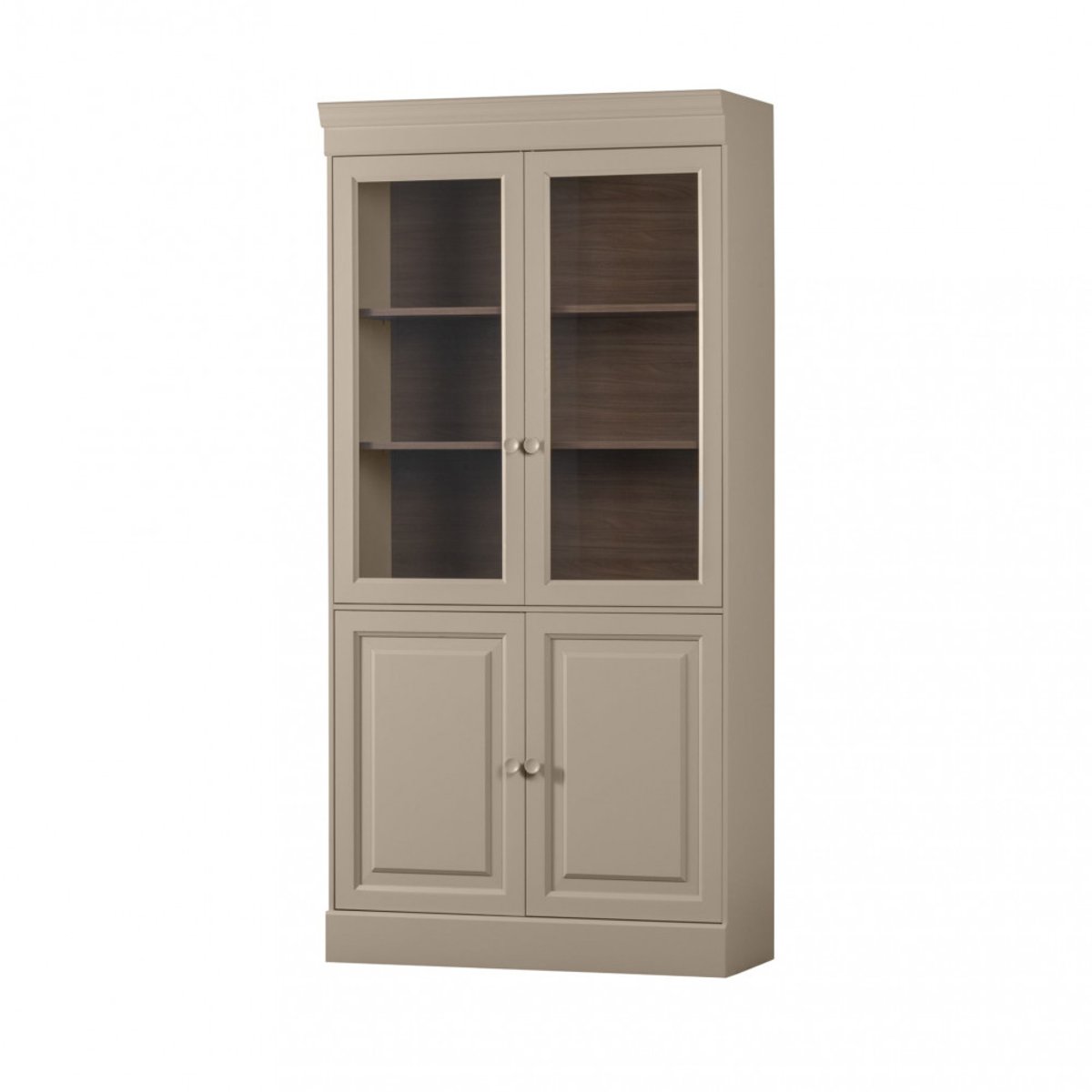 Vaisselier 4 portes en bois- CHOW beige, VTWONEN