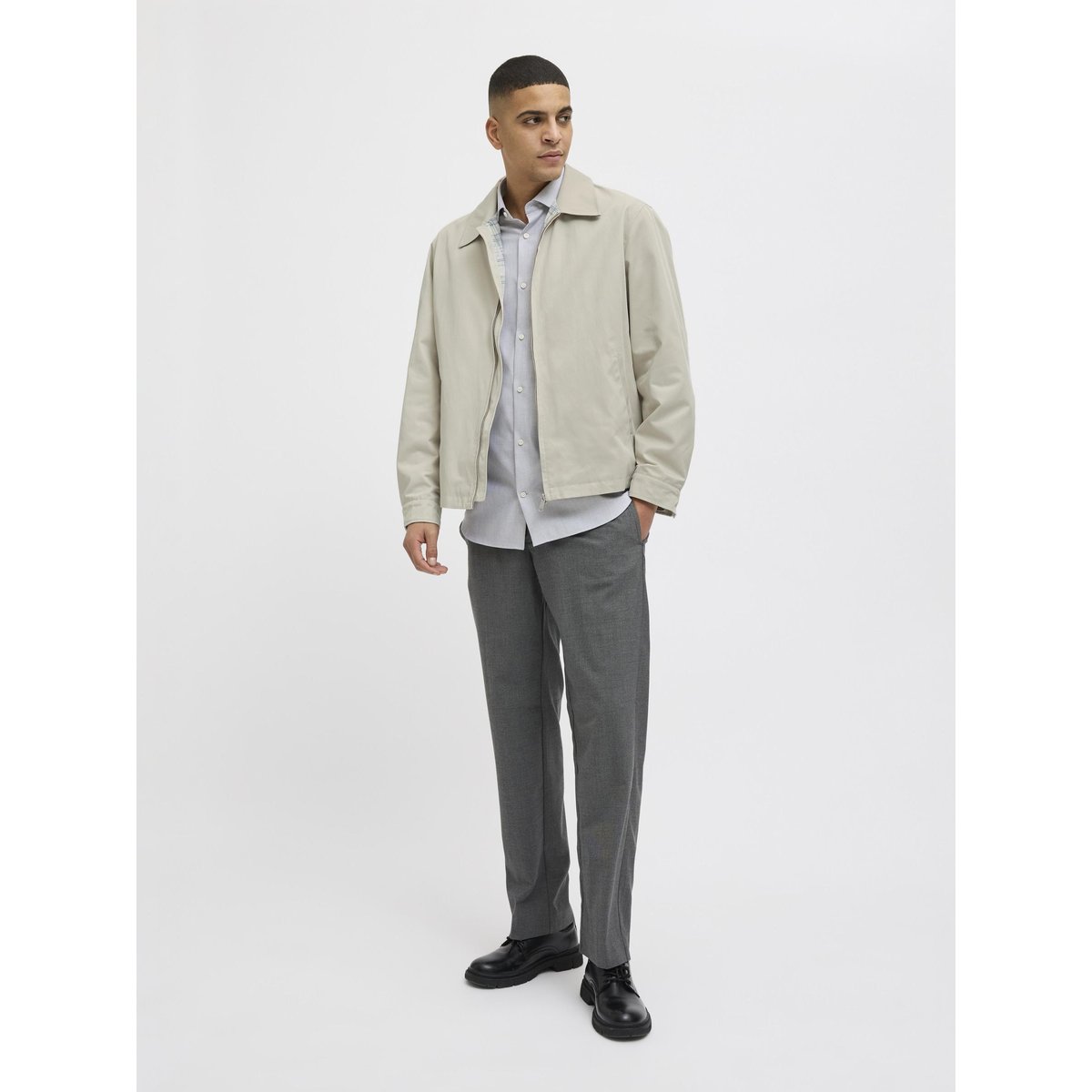 Blouson Aviateur silver lining, JACK & JONES