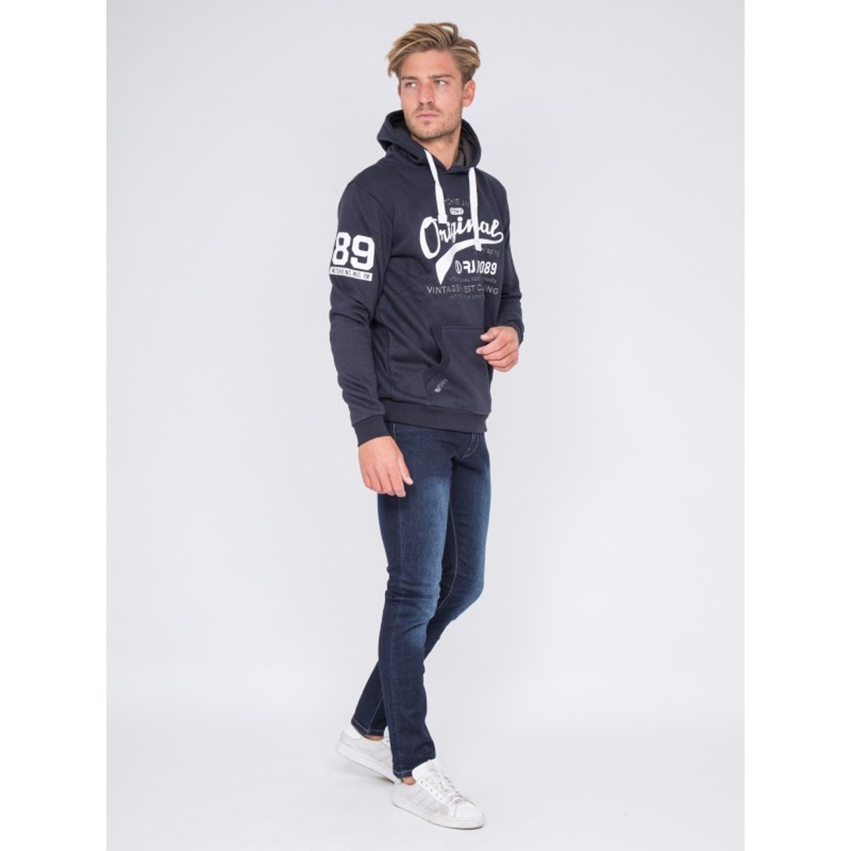 Sweat Capuche Warluz bleu marine, RITCHIE