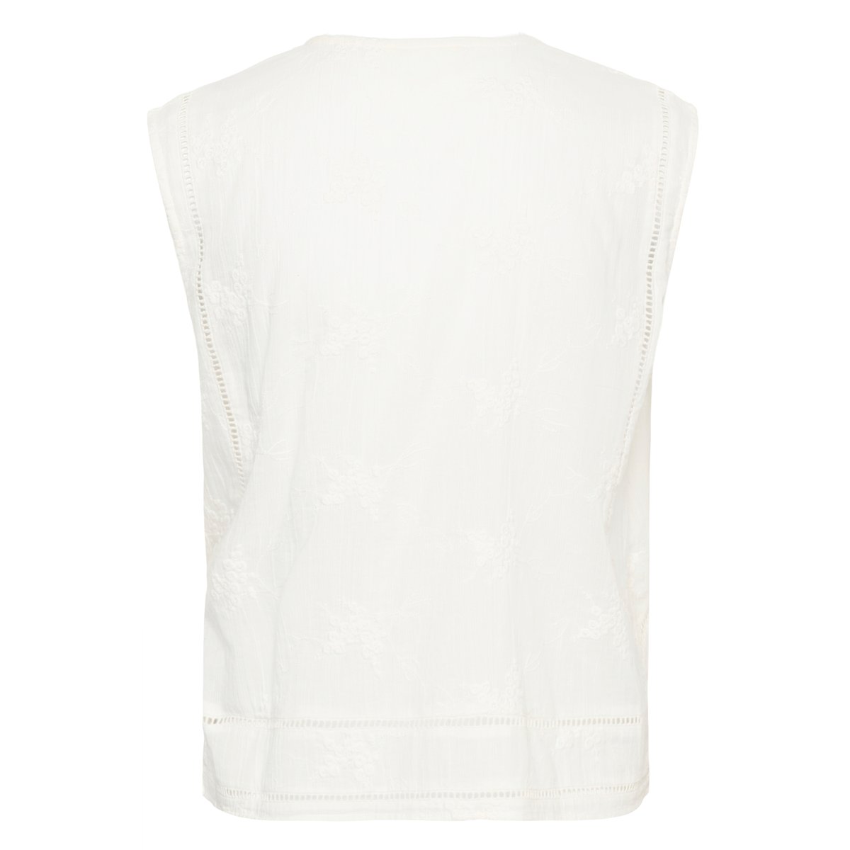 Blouse à manches courtes blanc broken white, SOAKED IN LUXURY