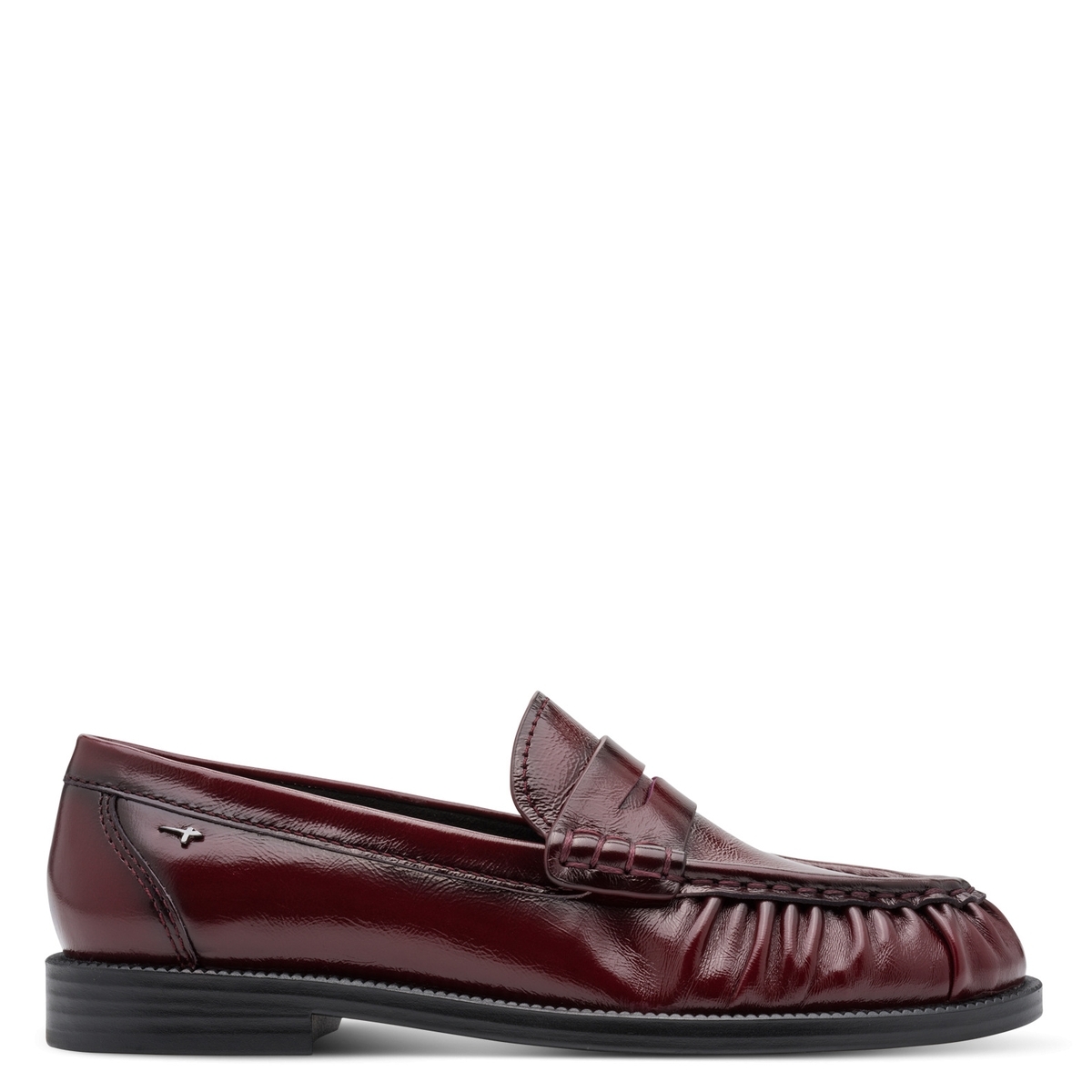 Slipper en cuir rouge, TAMARIS