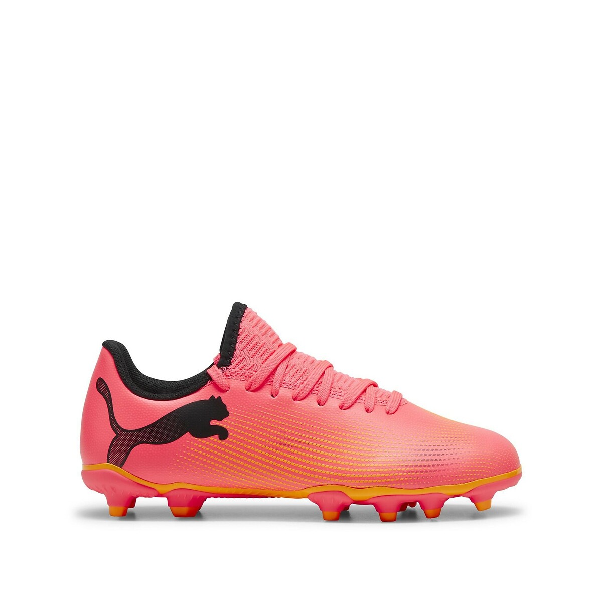 Crampons Future 7 Match FG/Ag Jr rouge orangé, PUMA