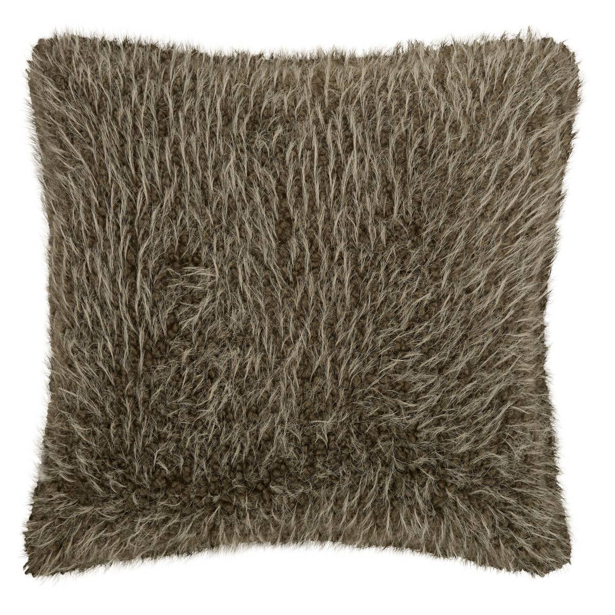 Coussin carré NYERO vert kaki, ATMOSPHERA