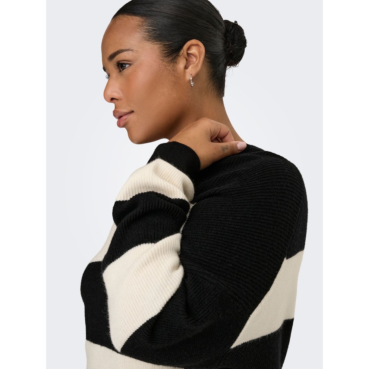 Pull En Maille noire - black, ONLY CARMAKOMA