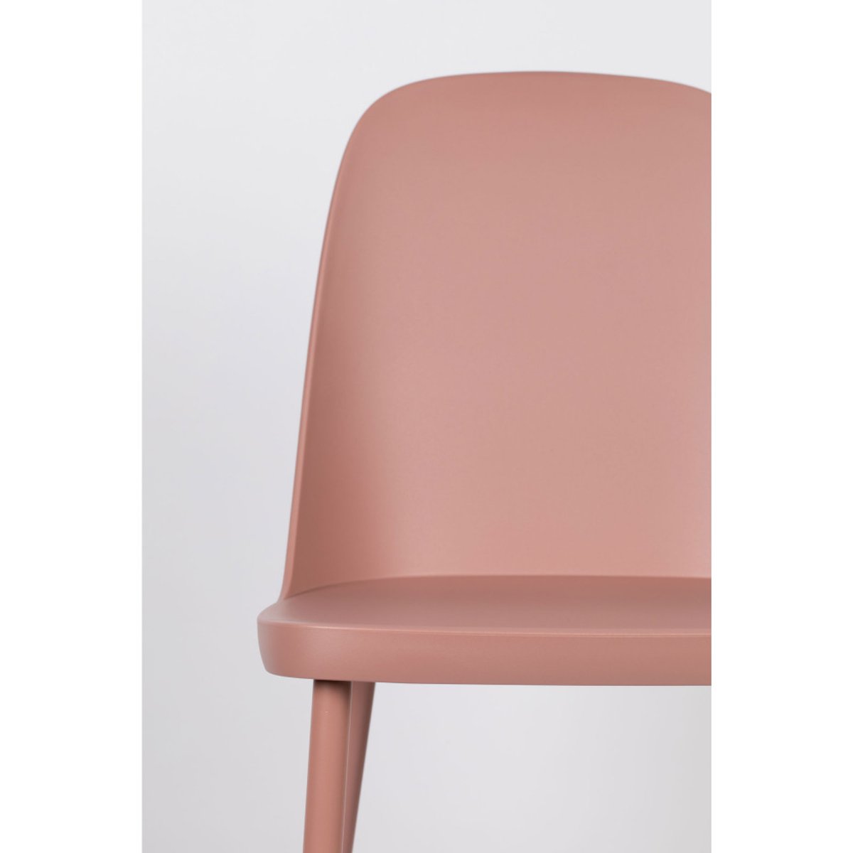 Lot de 2 chaises en résine et métal- PIP rose, DRAWER