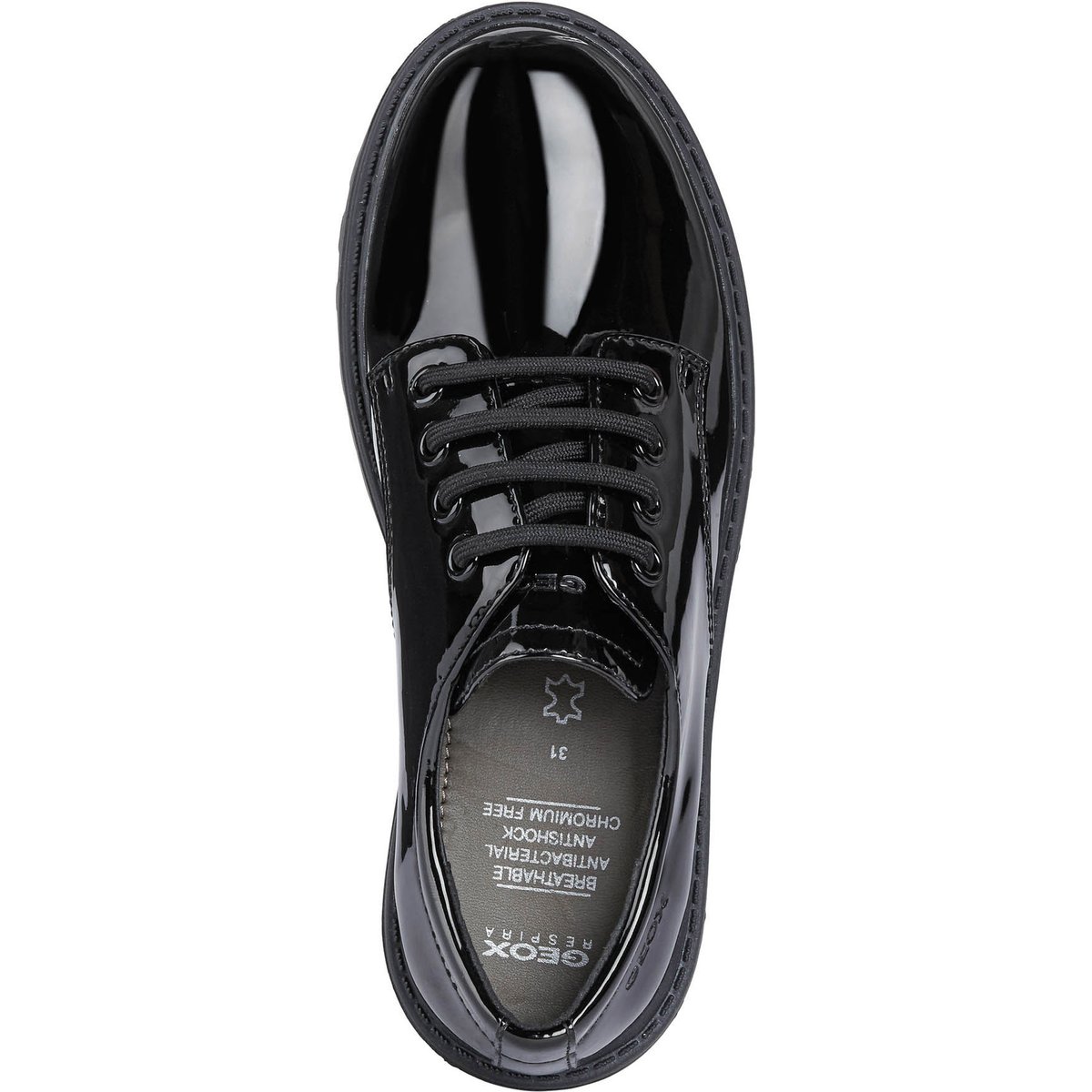 Chaussures Pour Uniforme J CASEY noir, GEOX