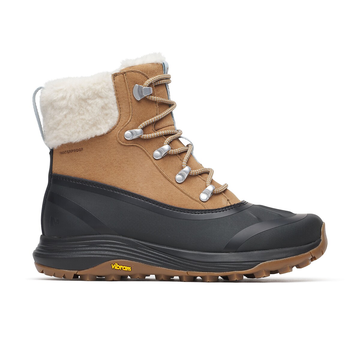 Warme Winterstiefeletten Siren 4 Thermo Lace Waterproof braun, MERRELL