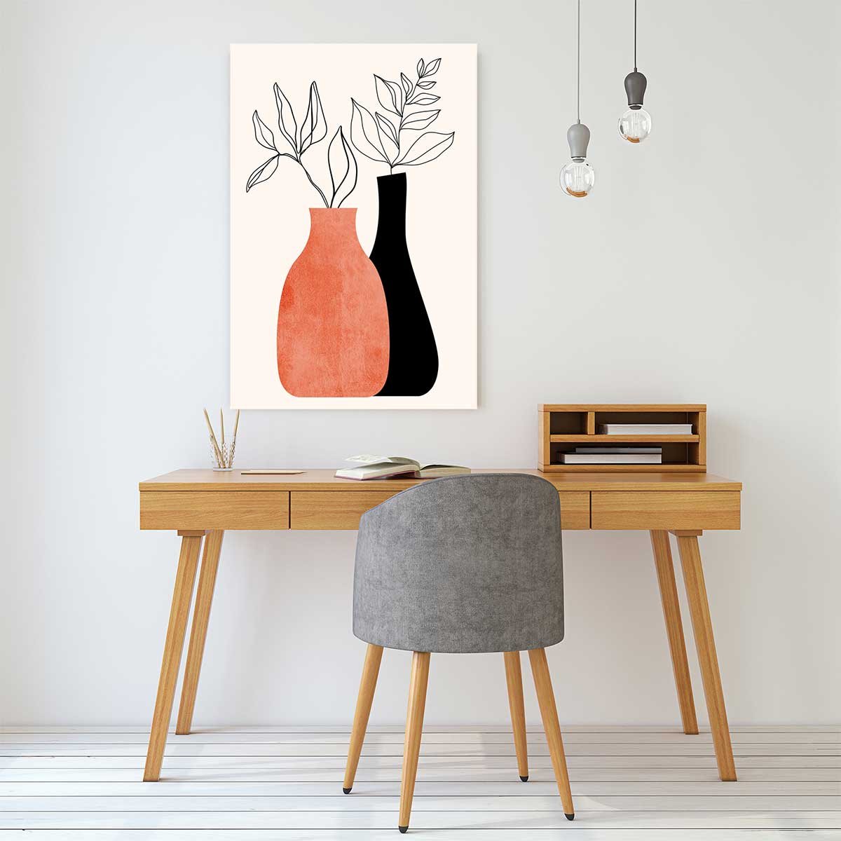 Tableau fleurs Madame et monsieur deco tableau alu dibond, HEXOA