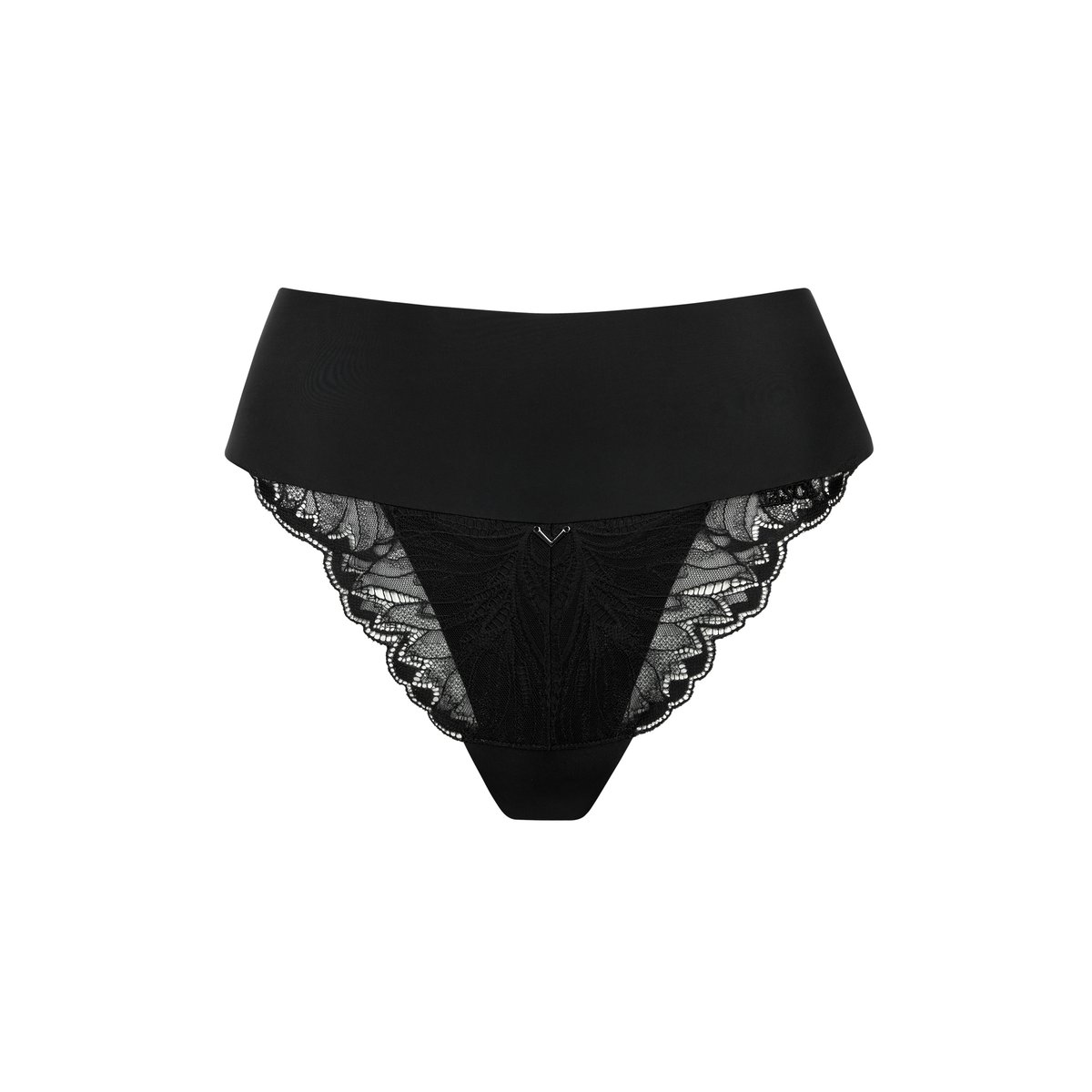 Brésilien échancré taille haute CHARISMA noir, LISCA