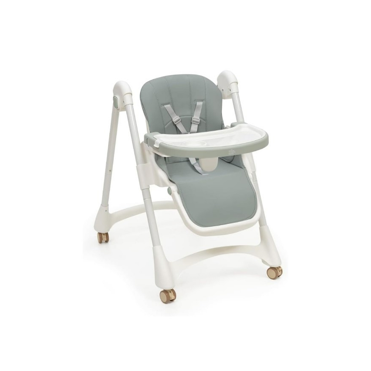 Chaise Haute evolutive - Vert couleur unique, INTERBABY